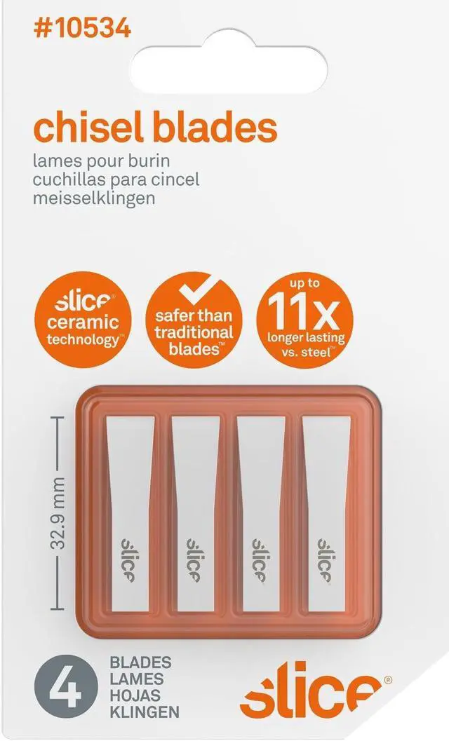 Alt view image 6 of 7 - SLICE 10534 Precision Blade,Single-Edged,White,PK4