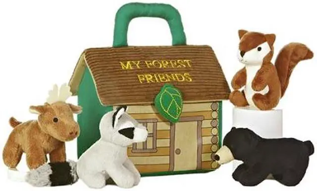 Alt view image 6 of 6 - ebba - Small Multicolor Baby Talk - 7" My Forest Friends - Engaging Baby Stuffed Animal