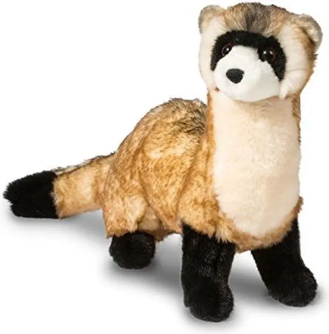 Alt view image 3 of 3 - VInce Black Fotted Ferret 10" L w/o tail 17" L with tail