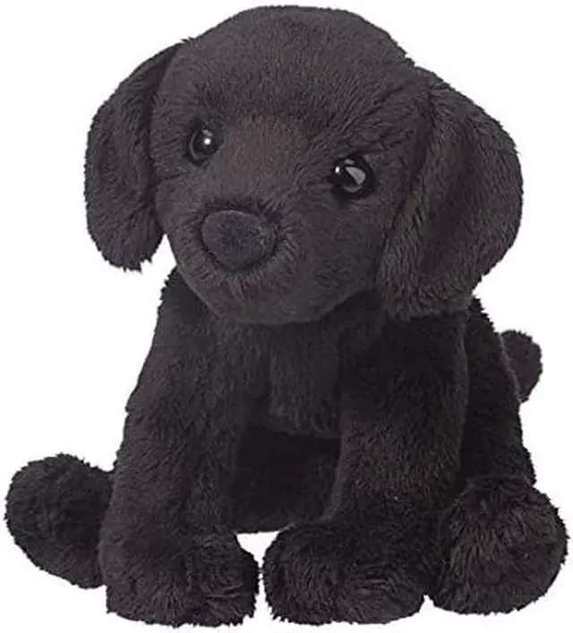 Alt view image 2 of 3 - Lucy Black Lab 5.5" by Douglas Cuddle Toys