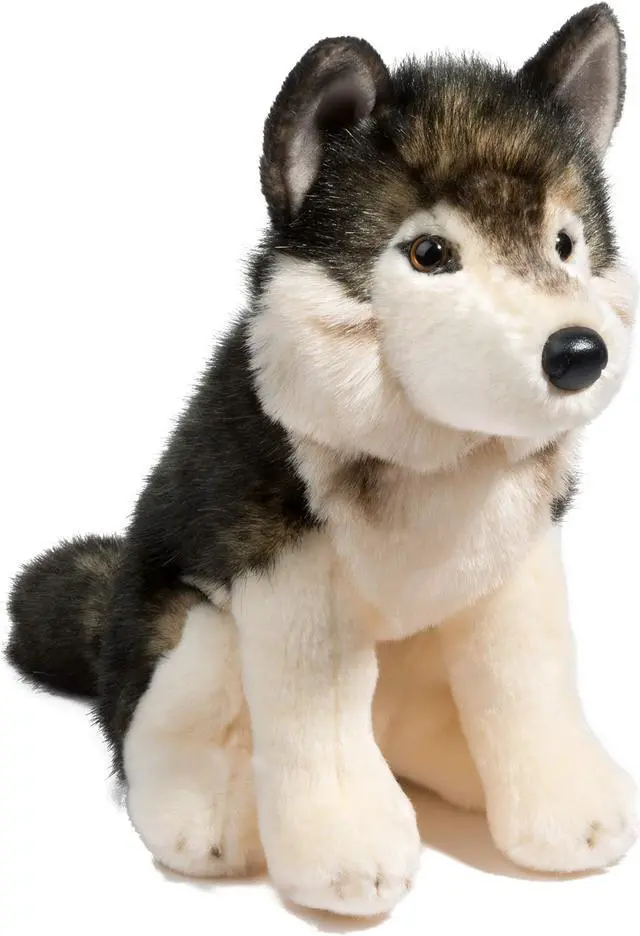 Alt view image 7 of 7 - Atka Wolf 10" by Douglas Cuddle Toys