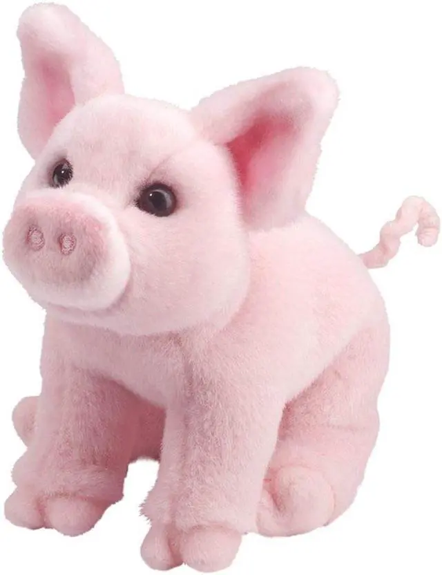 Alt view image 8 of 9 - Betina Pink Pig Small 8" by Douglas Cuddle Toys