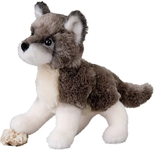 Alt view image 8 of 8 - Ashes Wolf 8" by Douglas Cuddle Toys
