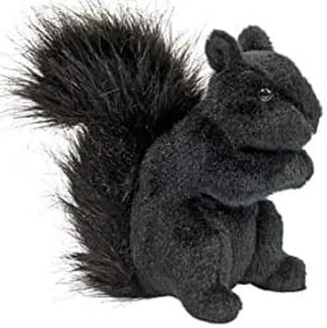 Alt view image 2 of 2 - Douglas Hi-Wire 6" Black Squirrel Plush Stuffed Animal