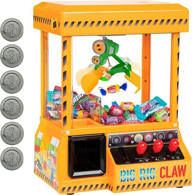 Bundaloo Big Rig Claw Machine Arcade Game - Miniature Candy Grabber for  Kids - Electronic Prize Mini Toys Dispenser with Sound - Cool & Fun Party  Game for Children (Without Lights) 