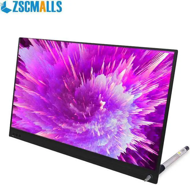 Alt view image 5 of 7 - ZSCMALLS Portable Monitor 15.6 Inch 1080P Full HD Computer Display USB C Dual Monitor with Speaker, Gaming Monitor for PS3 PS4 Xbox Nintendo Raspberry pi