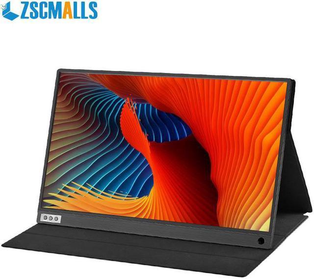 ZSCMALLS Portable Monitor 15.6 Inch 1080P Full HD Computer Display