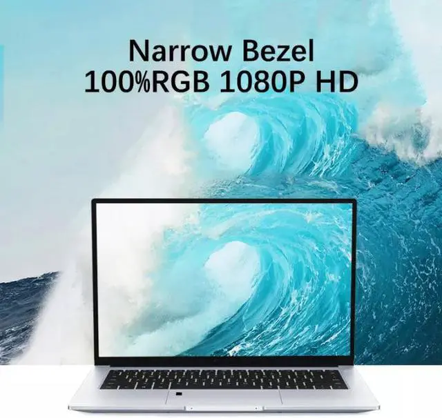 Alt view image 2 of 7 - ZSCMALLS Laptop For Sale 15.6 inch FHD Screen AMD Ryzen R3 2200 CPU Windows 10 Pro Office Online Learning Thin and Light Metal Body Backlit Keyboard Game Book Computer PC School University Business