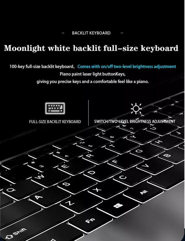 Alt view image 5 of 7 - ZSCMALLS [Intel Core i7] 3 Years Warranty 2020 Laptop Windows 10 RAM8G SSD256G 15.6 inch Narrow-Frame Metal Silver Backlit Keyboard Game Book Student Office Business