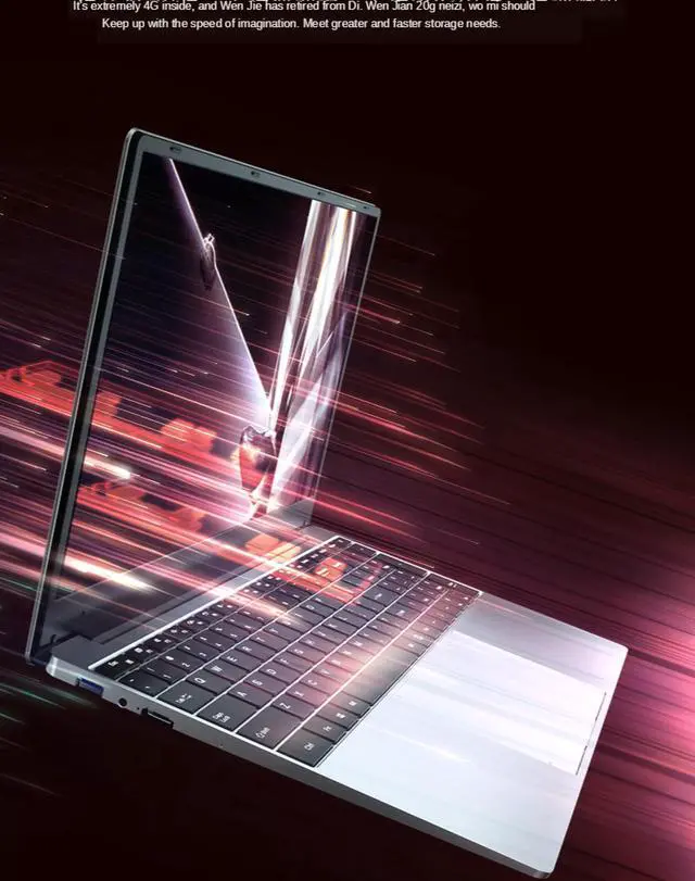 Alt view image 5 of 7 - ZSCMALLS Laptop For Sale 15.6 inch FHD Screen AMD Ryzen R3 2200 CPU Windows 10 Pro Office Online Learning Thin and Light Metal Body Backlit Keyboard Game Book Computer PC School University Business