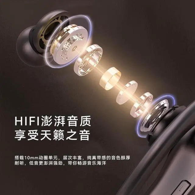 Alt view image 4 of 7 - STARNOONTEK Wireless Bluetooth headset in-ear TWS business movement noise reduction led digital display universal waterproof two ears