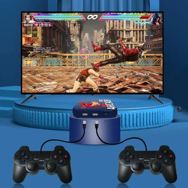 Alt view image 2 of 5 - vibebli Arcade Box Wired 4K HD Game Console for PS1/DC/N64 256GB Classic Retro Video Games 50,000+ Games Super Console Mini TV Game Player, Retro Game Play, Retro Game Console, Classic Game Play