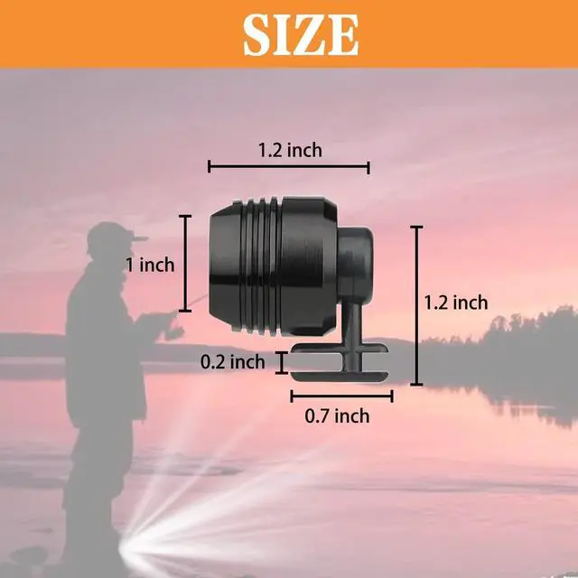 Alt view image 6 of 6 - vibebli Rechargeable Headlights for Croc 2pcs, Flashlights Attachment for Croc, Charms Accessories Headlights for Kids Adults Men Women, Clip on Clog Headlights for Crock Shoes Gold