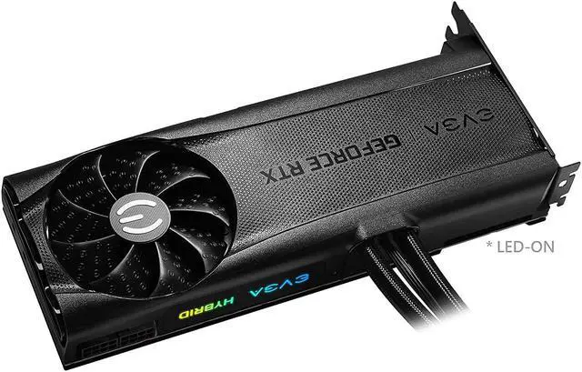 Alt view image 4 of 6 - EVGA GeForce RTX 3080 Ti XC3 Ultra Hybrid Gaming, 12G-P5-3958-KR, 12GB GDDR6X, ARGB LED, Metal Backplate