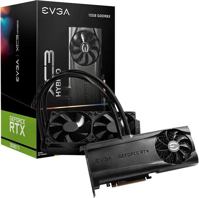 Main image of EVGA GeForce RTX 3080 Ti XC3 Ultra Hybrid Gaming, 12G-P5-3958-KR, 12GB GDDR6X, ARGB LED, Metal Backplate