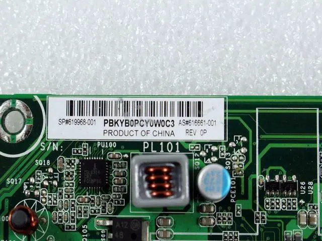 Alt view image 4 of 7 - HP OEM Compaq 100EU AIO Desktop Motherboard DDR2 RJ-45 616661-001 619968-001