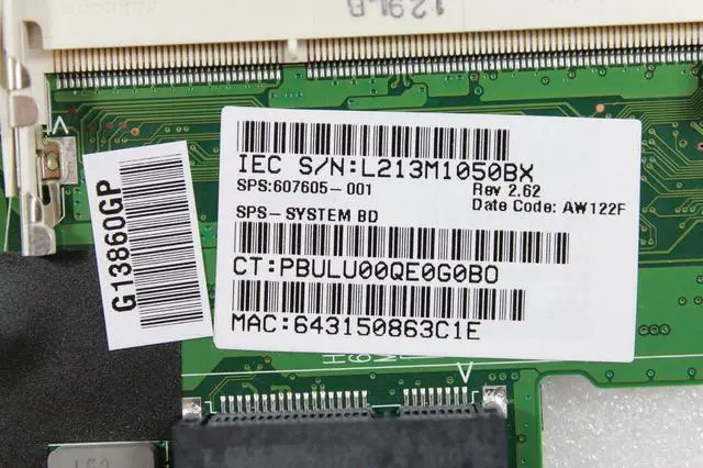 Alt view image 5 of 5 - LOT x 10 HP PAVILION DV5-2000 DV5T LAPTOP MOTHERBOARD 617489-201 6050A2313301
