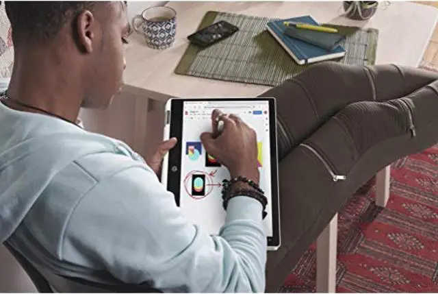 Alt view image 6 of 6 - Hp Rechargeable Universal Active Stylus Pen, 1.6Mm Fine Tip, Usi Certified For Touchscreen Tablets & Chromebooks  2 Pen Tips Included (8Nn78aa)