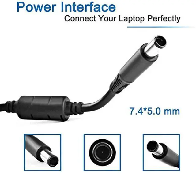 Alt view image 3 of 4 - 180W Ac Charger Fit For Dell Alienware X51 R2 Alienware 13 15 17 R1 R2 R3 R4 M14x M15x M17x Area-51M G5 15 (5587) G7 (7588) G3 (3579) P39g P31e 74X5j Da180pm111 Laptop Power Adapter Supply Cord