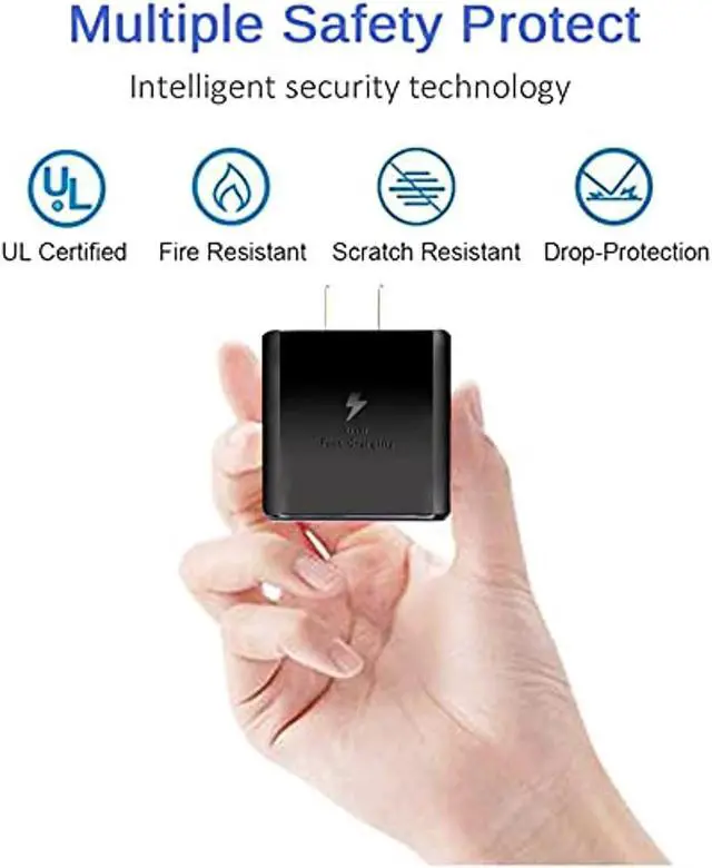 Alt view image 5 of 7 - Super Fast Charger,45W Usb C Wall Charger Fast Charing For Samsung Galaxy S22/S22+/S22 Ultra/Note 10+/S21/S20/Note 20, Z Fold 3, Tab S7/S7+/Z Flip,With 5Ft C Charger Fast Charging Cable