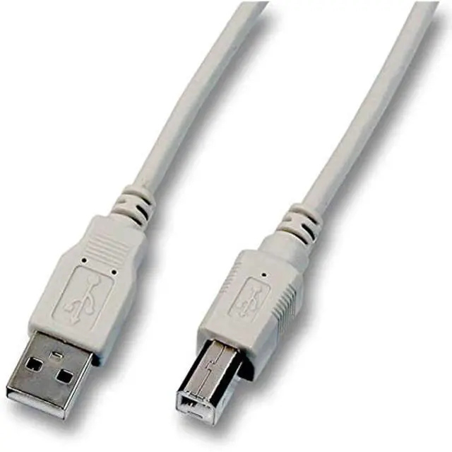 Main image of 1.8 M Usb A Male Usb B M/M 1.8 M Usb A Usb B Male Usb Cable Usb Cable Usb A Usb B, Male/Male, 1.8 M, Grey Usb A, Usb B, Male/Male Cable, 2.0, Gray)