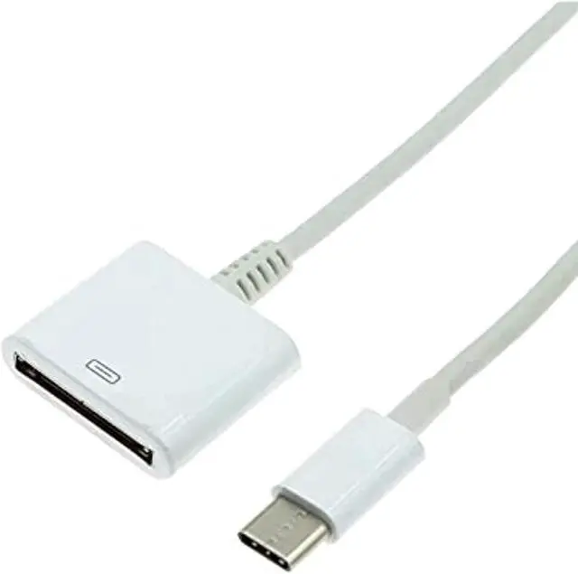 Alt view image 3 of 4 - 30-Pin Female To Type C Usb 3.1 Male Usb-C Adapter Cable Computers Components Accessories (White)