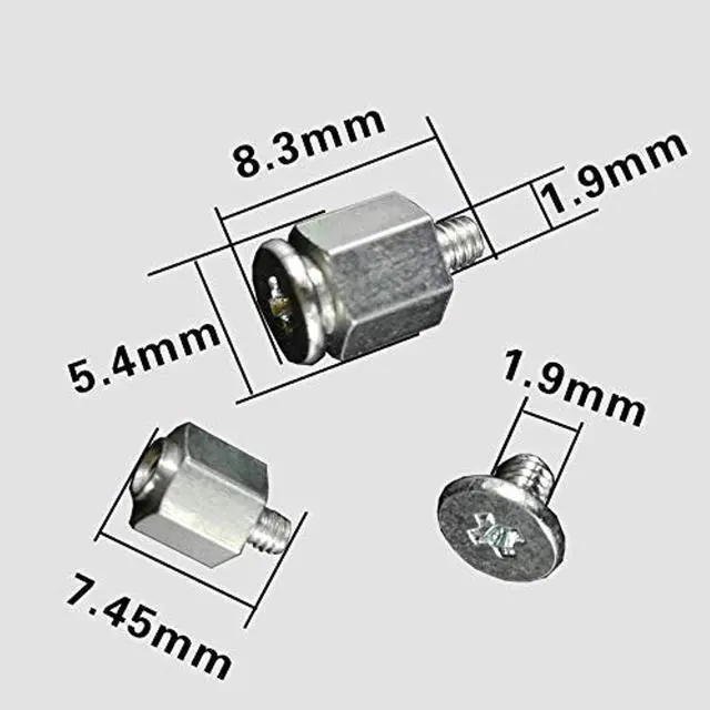 Alt view image 3 of 5 - M.2 Screw Kit,Nvme Screw M.2 Ssd Mounting Kit,Compatible Asus Motherboard