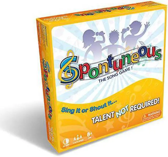 Alt view image 2 of 2 - Spontuneous - The Song Game - Sing It or Shout It - Talent NOT Required (Family / Party Board Game)