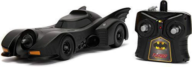 Alt view image 2 of 2 - jada 30331 hollywood rides dc comic batman 1989 batmobile rc radio control toy vehicle