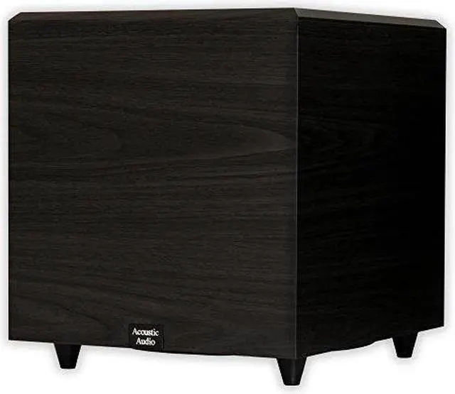 Alt view image 11 of 11 - Acoustic Audio PSW-12 500 Watt 12-Inch Down Firing Powered Subwoofer (Black)