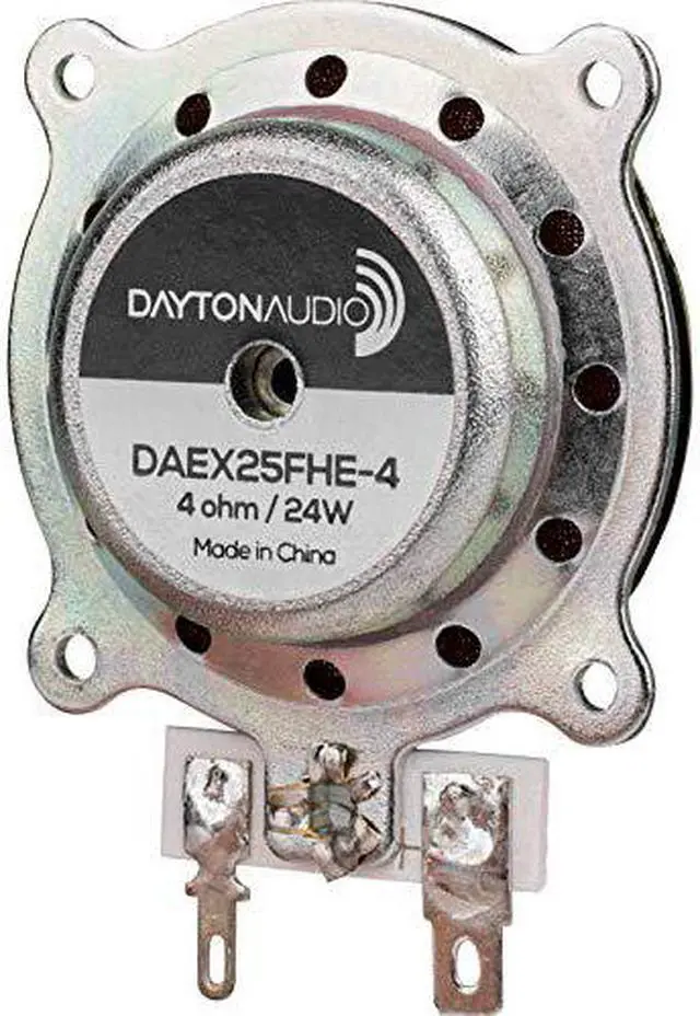 Main image of Dayton Audio DAEX25FHE-4 Framed High Efficiency 25mm Exciter 24W 4 Ohm
