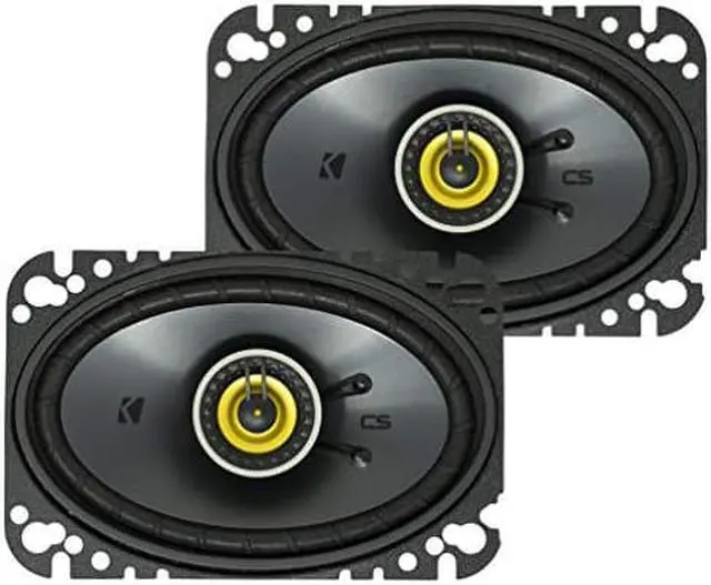 Alt view image 7 of 19 - Kicker CSC46 CS 4 x 6 Inch 150 Watt 4 Ohm 2-Way Car Audio Speaker System, Pair