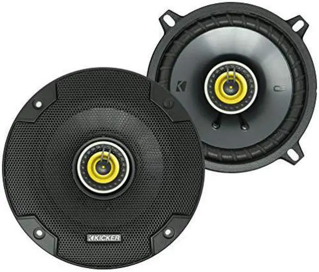Main image of KICKER CS Series CSC5 5.25-Inch Car Audio Speaker with Woofers, Yellow (2 Pack)
