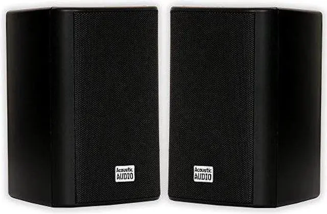 Alt view image 12 of 13 - Acoustic Audio by Goldwood AA351B 2 Way High Performance Indoor Outdoor 500W Speakers with Powerful Bass (1 Pair, Black)