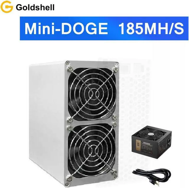 Main image of Goldshell Mini-DOGE 185MH/S Simple Mining Machine LTC&DOGE 233W Low Noise Miner Small Home Riching(with 300W Power Cord)