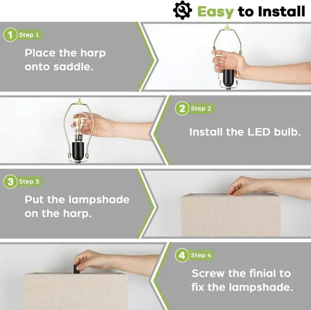 Alt view image 6 of 7 - Set of 2 Touch Control Table Lamp with 2 USB Ports, 3-Way Dimmable Modern Nightstand Lamp Sets Bedside Touch Desk Lamp With Fabric Cream Shade For Bedroom Table Living Room Reading, LED Bulbs Included