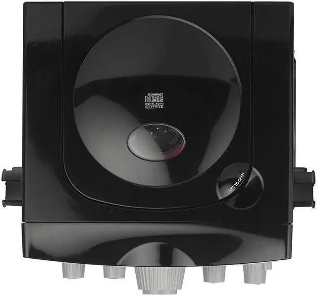 Alt view image 7 of 7 - Bluetooth karaoke system with LED disco light, CD+G, USB and microphone, karaoke machine for children and adults.