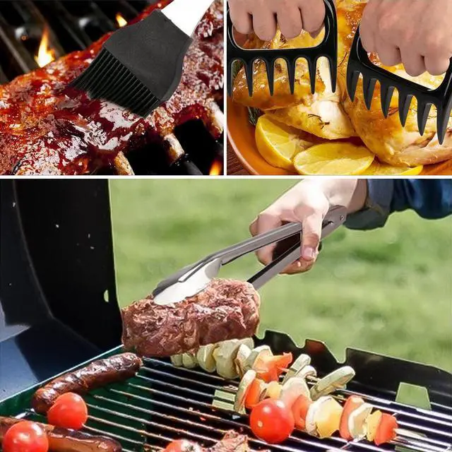 Alt view image 6 of 6 - Portable propane grill and barbecue tool set