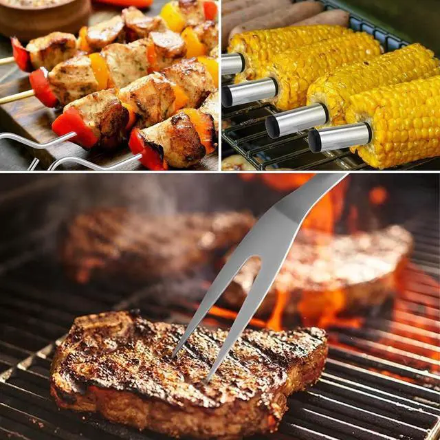 Alt view image 5 of 6 - Portable propane grill and barbecue tool set