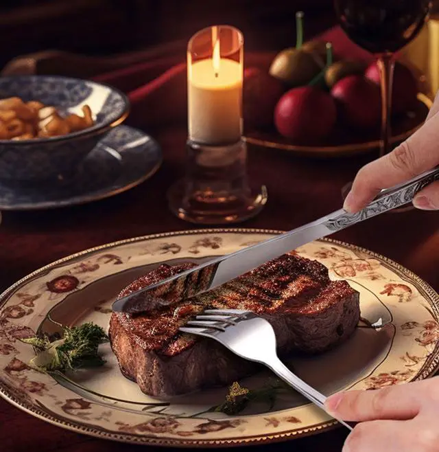 Alt view image 5 of 6 - Wenger    20 pieces of stainless steel tableware for 4 people.