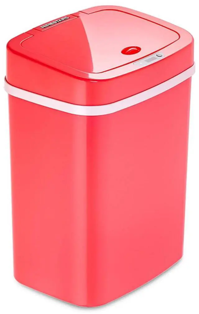 Main image of Wenger Smart Sensor Trash Can 12L Plastic, Fast Hands-Free Lid Opening, Adjustable Sensor Range, Knee and Hand Activation, Ideal for Modern Kitchen Organization rose