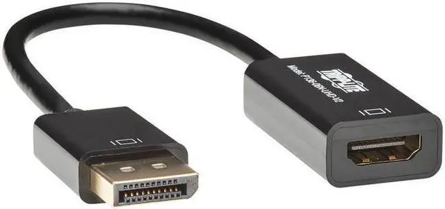 Alt view image 9 of 20 - Tripp Lite DisplayPort to HDMI Active Cable Adapter, DP 1.2, Converter for DP to HDMI (M/F), UHD 4K x 2K/1080p, 6 in. (P136-06N-UHD-V2)