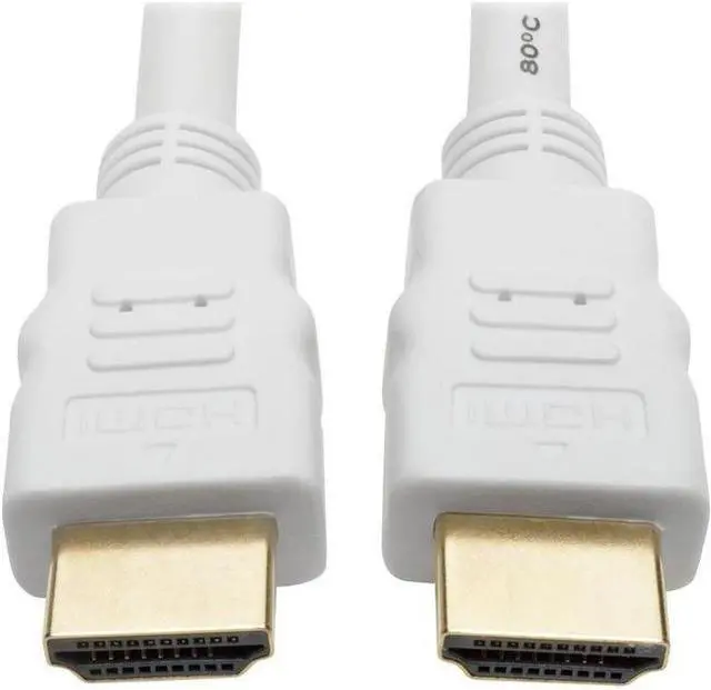 Alt view image 9 of 20 - Tripp Lite P568-010-WH High-Speed HDMI 4K Cable (M/M), White, 10 ft.
