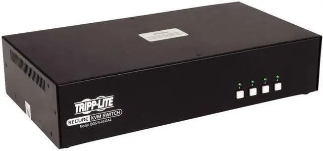 Alt view image 15 of 20 - Tripp Lite 4-Port Dual-Monitor Secure KVM Switch TAA B002AUH2A4