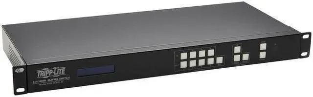 Alt view image 2 of 19 - Tripp Lite 4x4 4K 60Hz HDR HDMI Matrix Switch / Splitter B3024HX4H4K