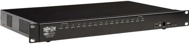 Alt view image 8 of 15 - Tripp Lite Hdmi/Usb Kvm Switch 16Port Audio/Video Usb Peripheral Sharing 1U