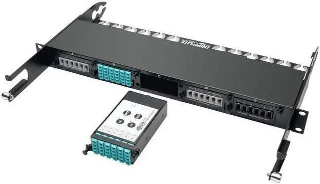 Alt view image 16 of 17 - Tripp Lite 2 x 24 Fiber MTP/MPO to 6 x 12 Fiber MTP/MPO Breakout Cassette (N482-2M24-6M12)
