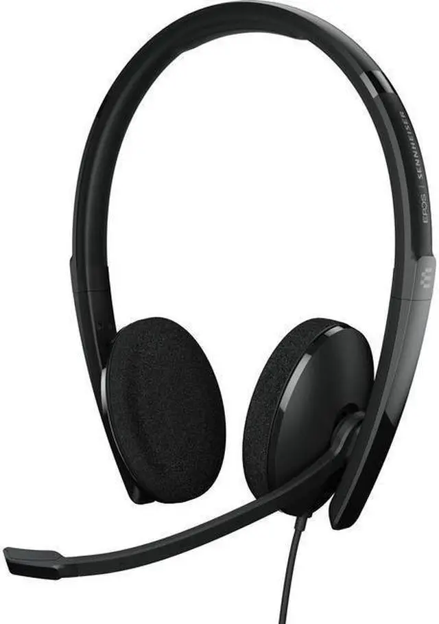 Alt view image 9 of 19 - EPOS | SENNHEISER ADAPT 160 USB II Headset - Stereo - USB - Wired - On-ear - Binaural - 5.86 ft Cable - Noise Cancelling Microphone - Black - 1000915