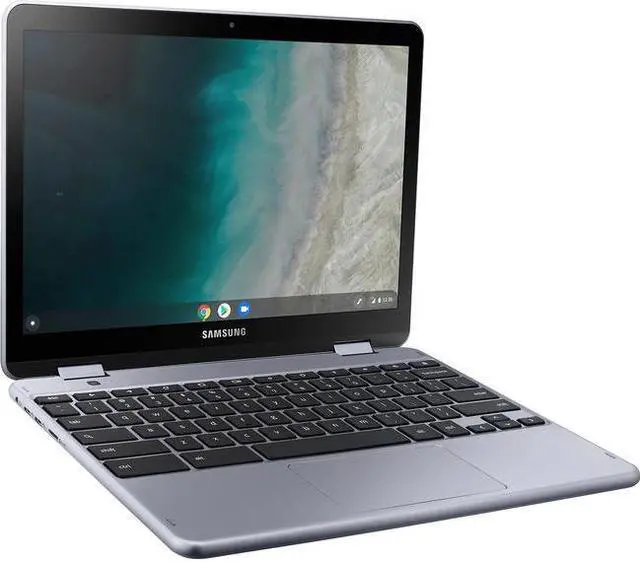 Alt view image 9 of 16 - Samsung 12.2" Touchscreen Chromebook Laptop Intel 3965Y 4GB 32GB eMMC Chrome OS