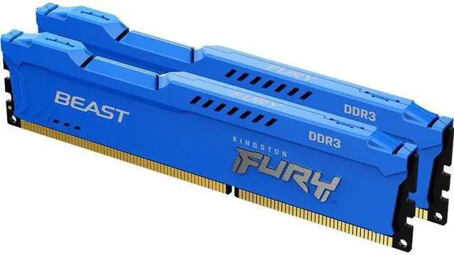 Alt view image 4 of 4 - 16GB Kingston Technology 1600MHz DDR3 Dual Memory Kit (2 x 8GB) - Blue